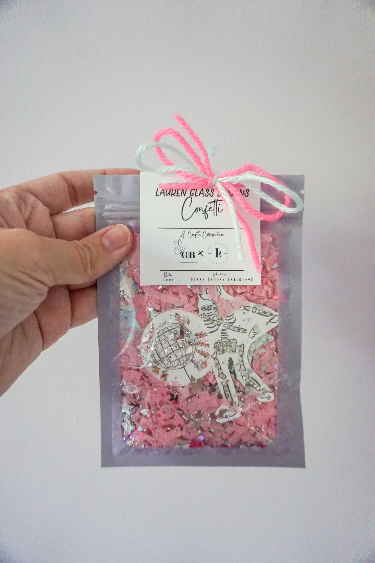 Spooky Scary Skeleton Confetti FINAL SALE